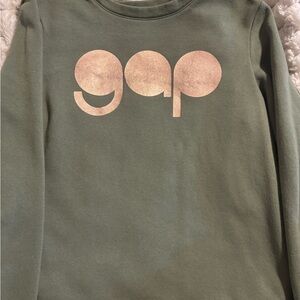 GAP Kids Olive Long Sleeve Tee